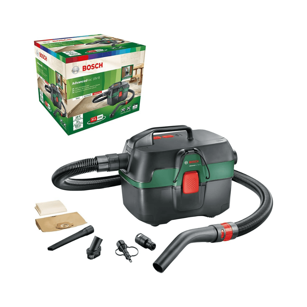 Aspirateur eau poussiere sans fil advancedvac 18V 8 solo Bosch 06033E1001