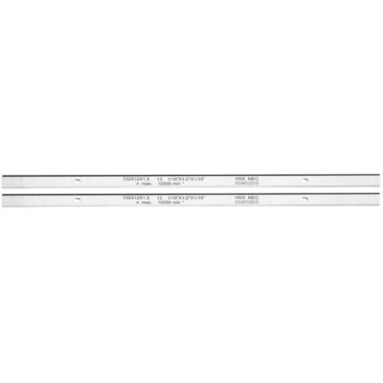 2 fers de rabot HSS pour Metabo DH 330 / DH 316
