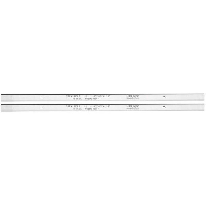 2 fers de rabot HSS pour Metabo DH 330 / DH 316