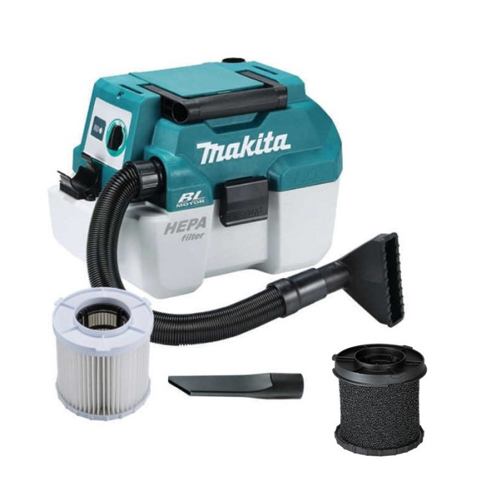 Aspirateur sans fil 18V li ion 75 l solo filtre eau Makita DVC750LZX3