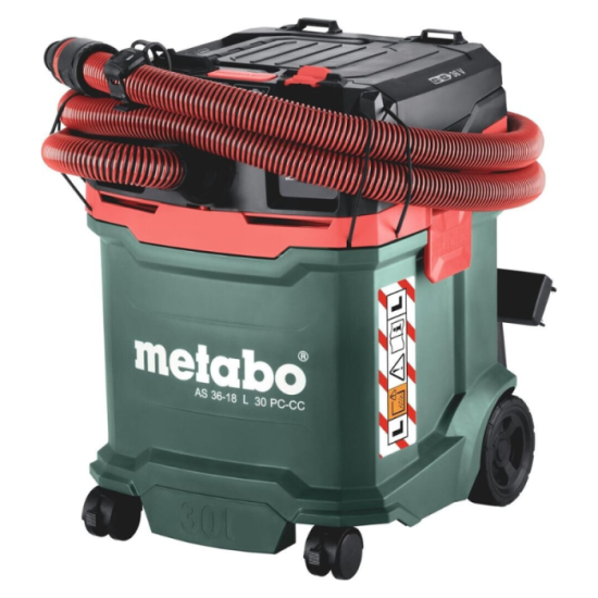 Aspirateur 18V 30L as 3 618 l 30 pc cc solo Metabo 602073850