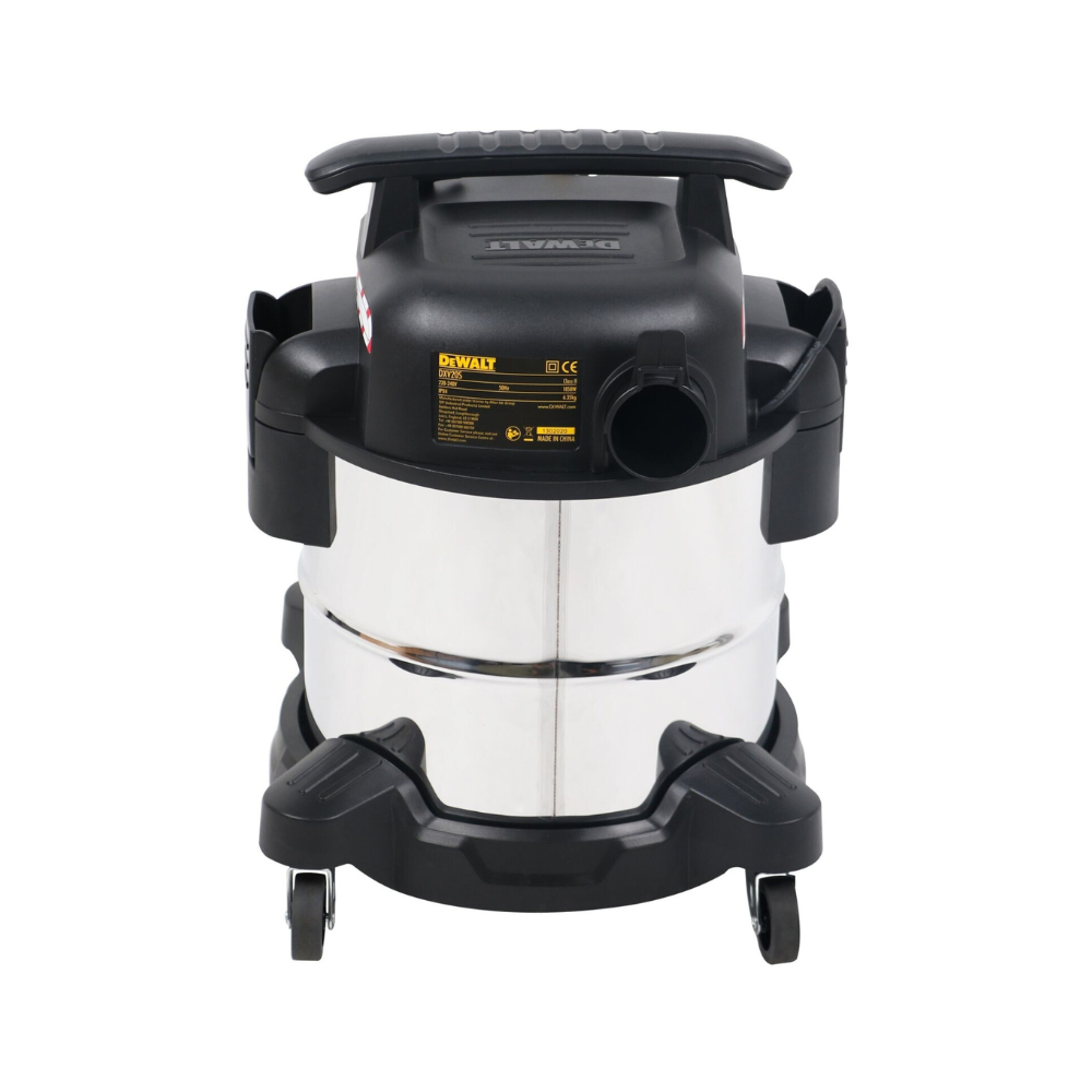 Aspirateur eau et poussieres 1050W 20L cuve inox Dewalt DXV20SC