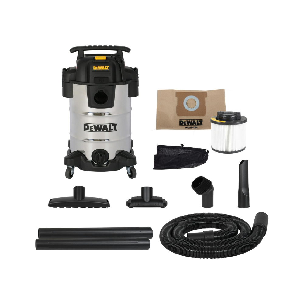 Aspirateur eau et poussieres 1050W 30L cuve inox Dewalt DXV30SAPTA