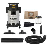 Aspirateur eau et poussieres 1050W 30L cuve inox Dewalt DXV30SAPTA