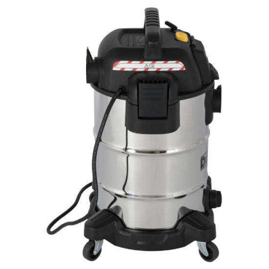 Aspirateur eau et poussieres 1050W 30L cuve inox Dewalt DXV30SAPTA