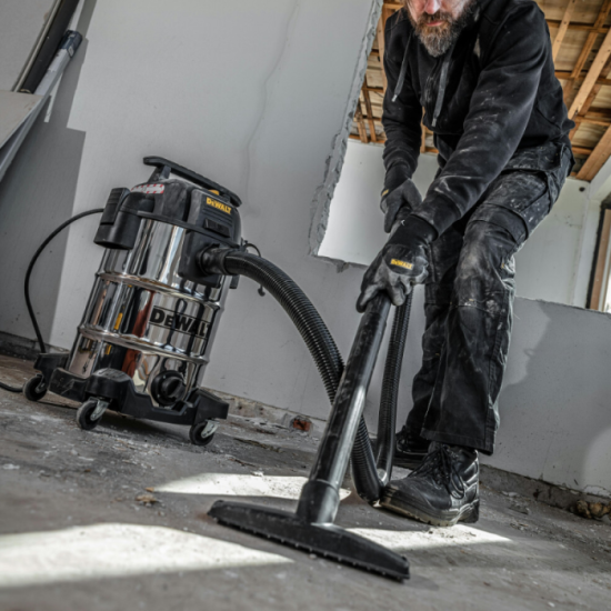 Aspirateur eau et poussieres 1050W 30L cuve inox Dewalt DXV30SAPTA