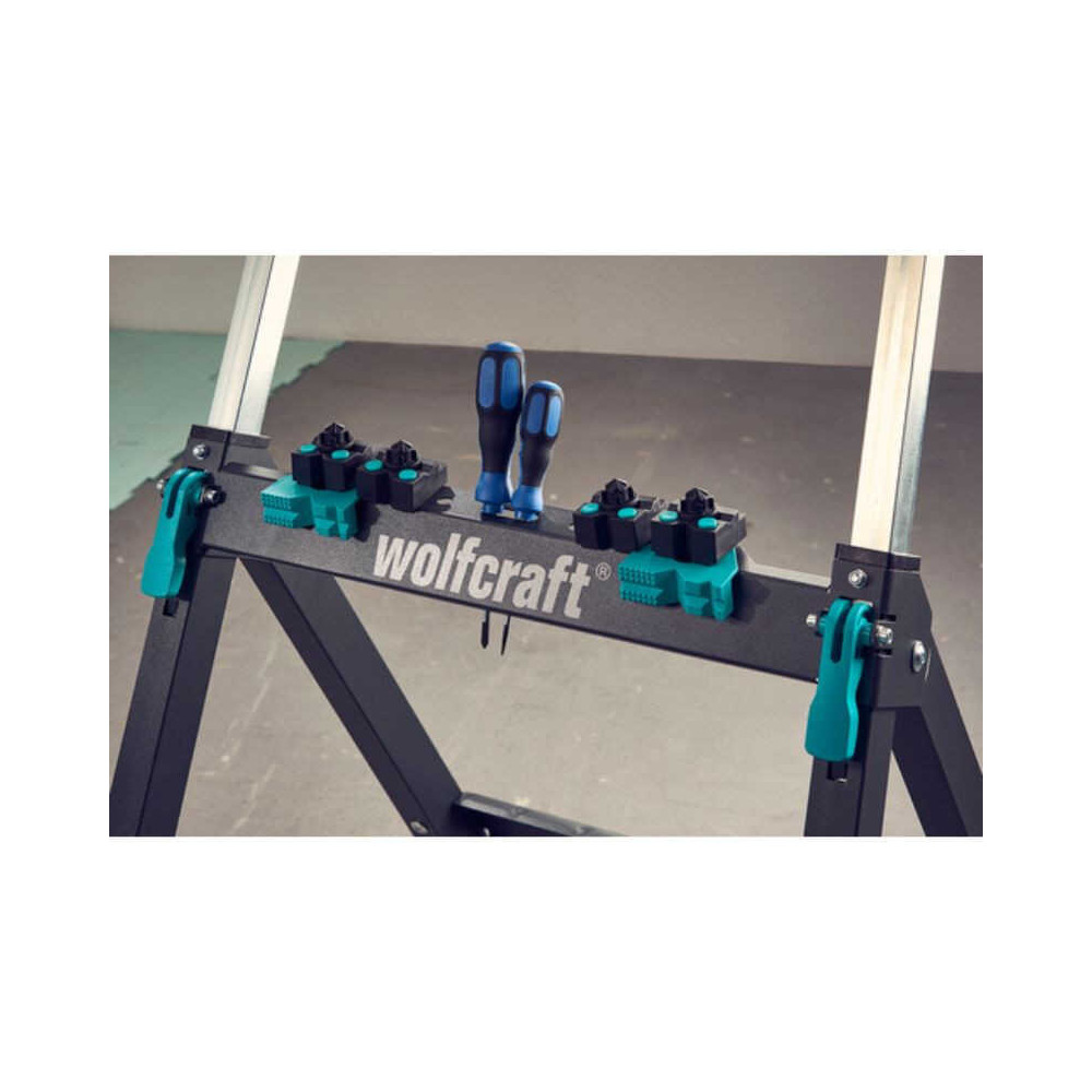 Etabli de serrage reglable en hauteur support master 750 ergo wolfcraft 6871000