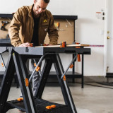 Etabli de travail et chevalet de sciage jusqu a 135 kg worx WX051
