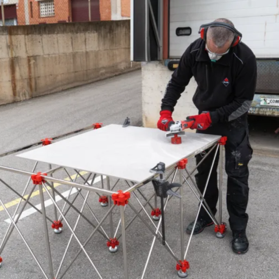 Table de travail retractable 300 x 120 Rubi 28917