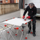 Table de travail retractable 300 x 120 Rubi 28917