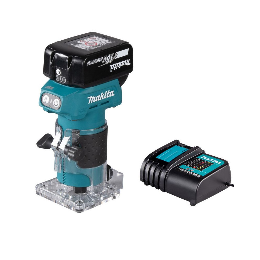 Affleureuse 18V O6MM 1X30AH Makita DRT52SF