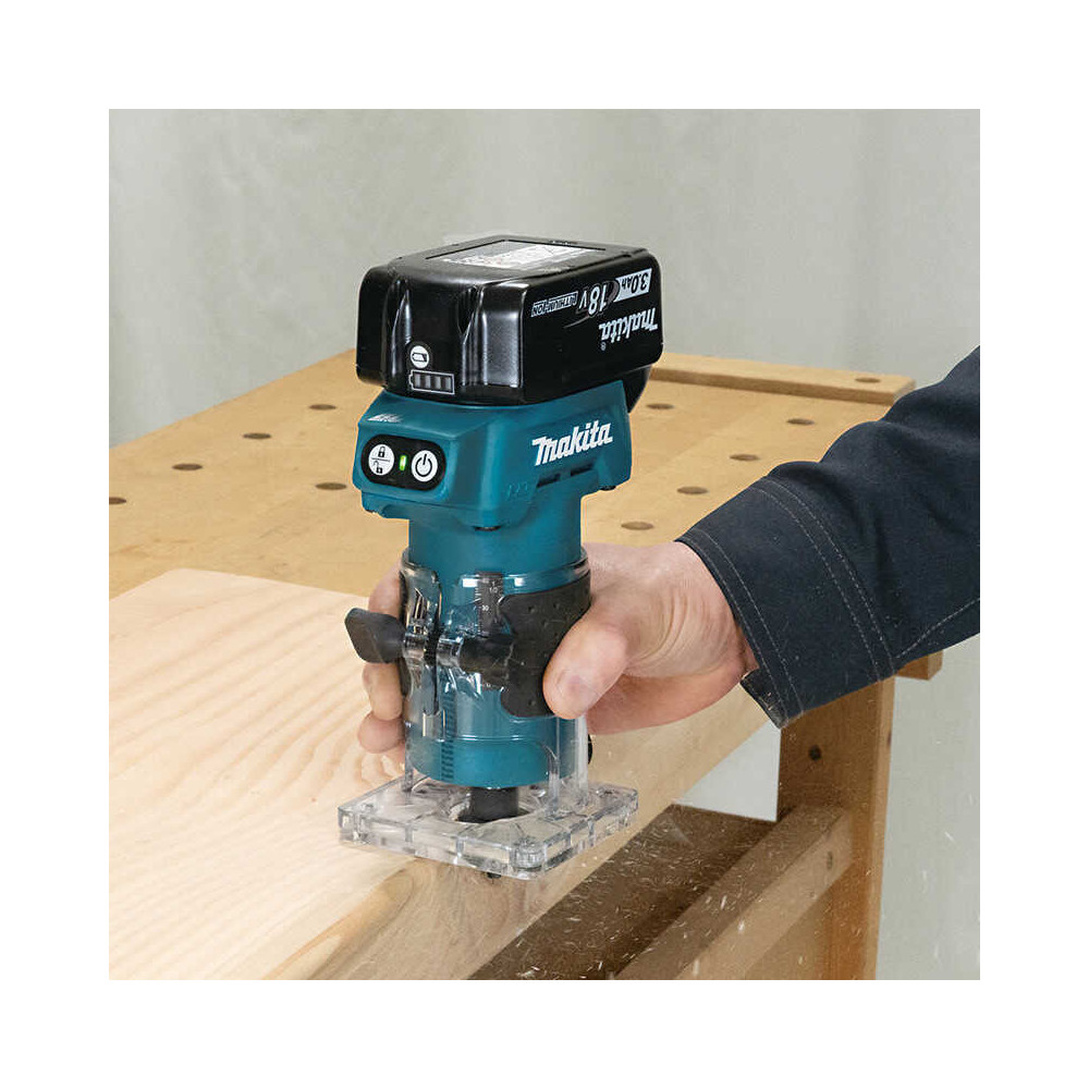 Affleureuse 18V O6MM 1X30AH Makita DRT52SF
