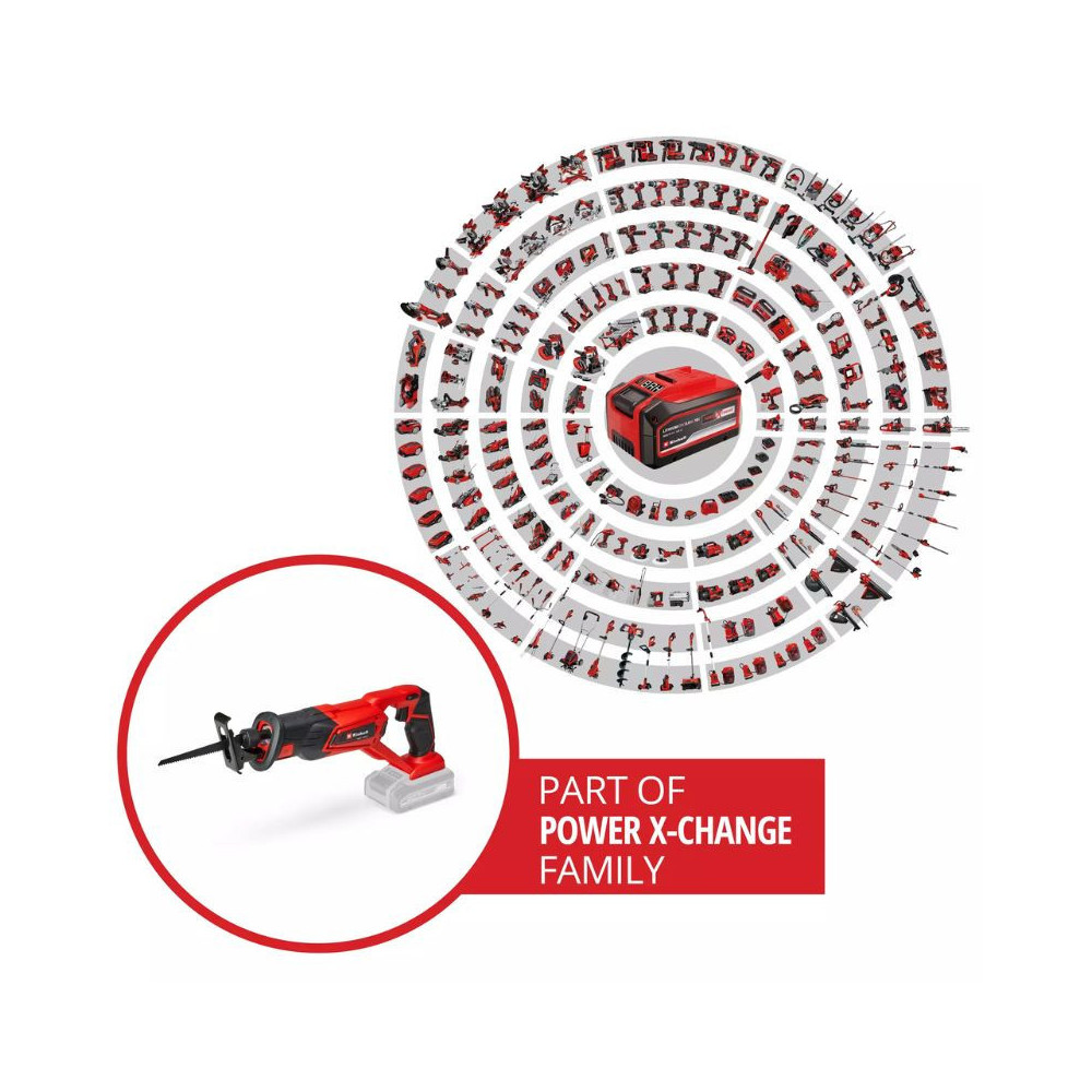 Scie sabre 18V te ap 1822 li solo Einhell 4326300