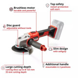 Meuleuse d angle O125MM 18V solo axxio 18125 Einhell 4431140