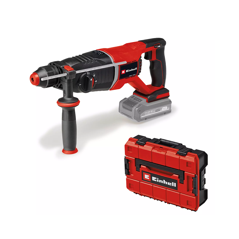 Perforateur burineur 18V 26J tp hd 1826 d li bl solo en valise Einhell 4514270