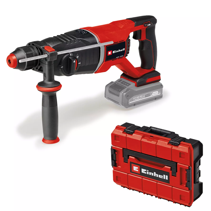 Perforateur burineur 18V 26J tp hd 1826 d li bl solo en valise Einhell 4514270