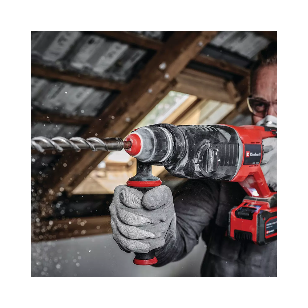 Perforateur burineur 18V 26J tp hd 1826 d li bl solo en valise Einhell 4514270