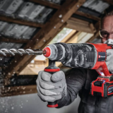Perforateur burineur 18V 26J tp hd 1826 d li bl solo en valise Einhell 4514270