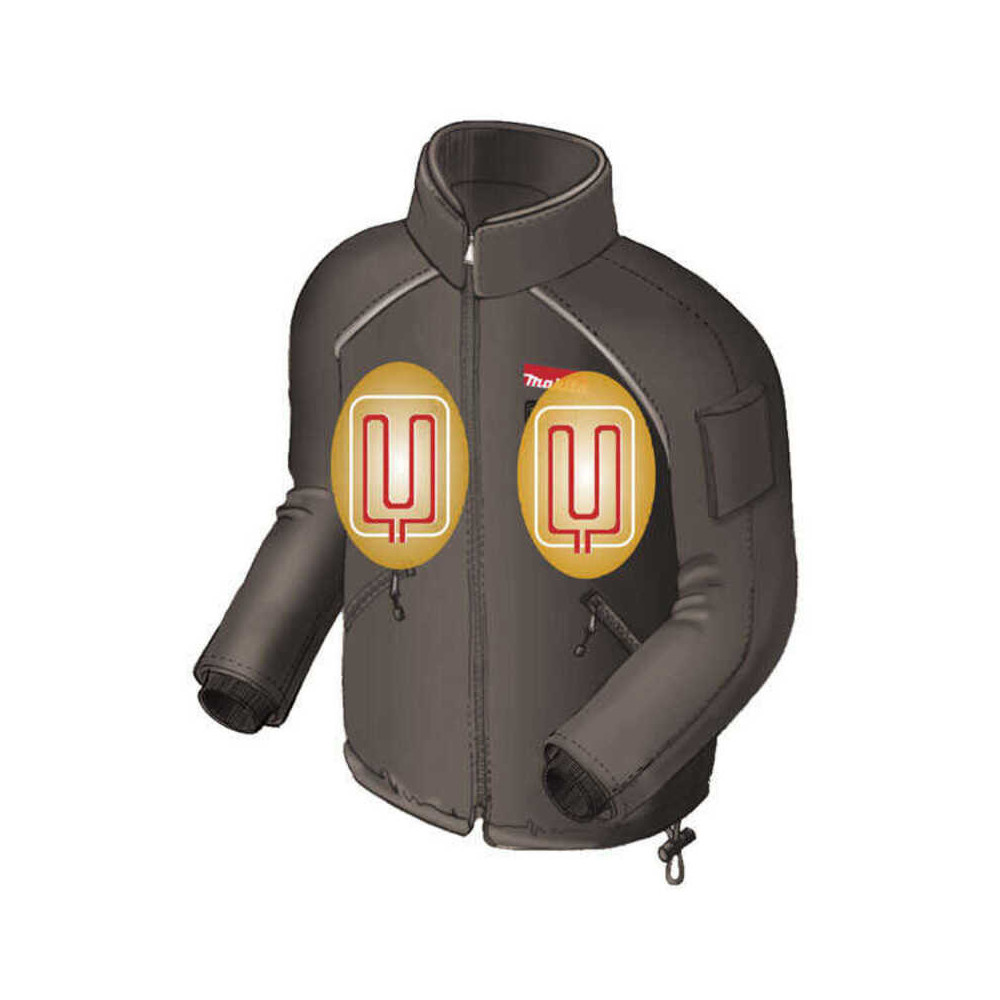 Veste chauffante Makita DCJ200ZL