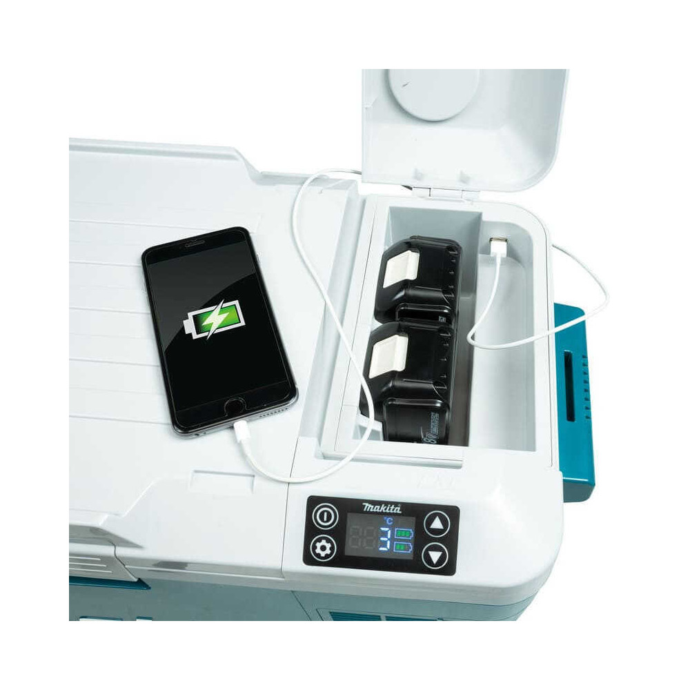 Glaciere et rechaud thermoelectrique 18V Makita DCW180Z