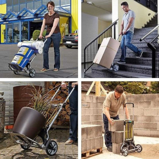 Diable universel et pliant ts 850 charge 100 kg wolfcraft 5501000