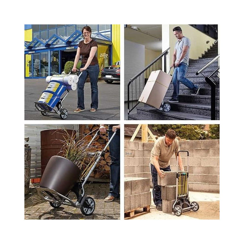 Diable universel et pliant ts 850 charge 100 kg wolfcraft 5501000