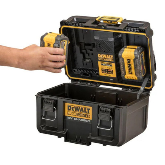 Coffret avec chargeur double port toughsystem 18V Dewalt DWST83470 gb