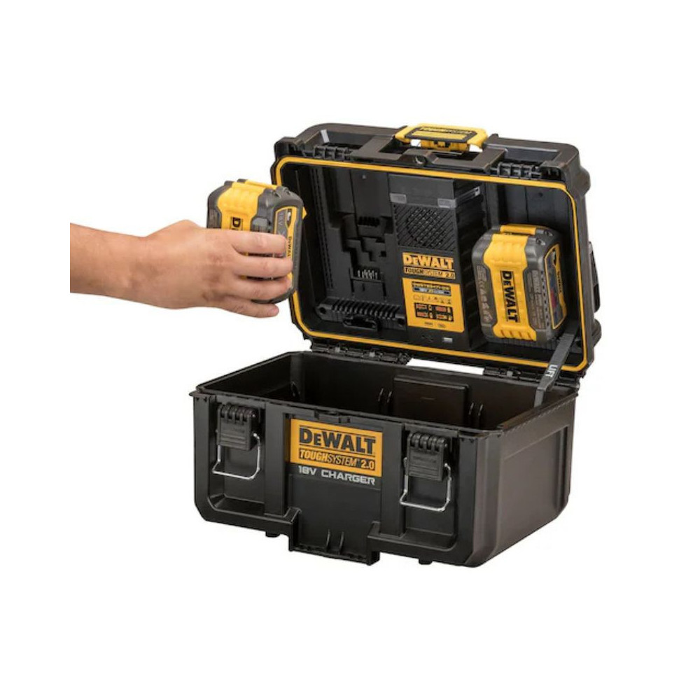 Coffret avec chargeur double port toughsystem 18V Dewalt DWST83470 gb