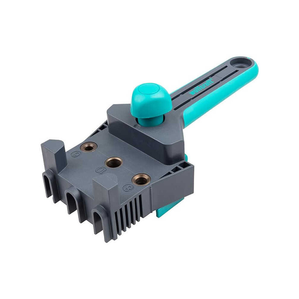 Guide d assemblage bois pour chevilles 6 10 mm wolfcraft 4640000