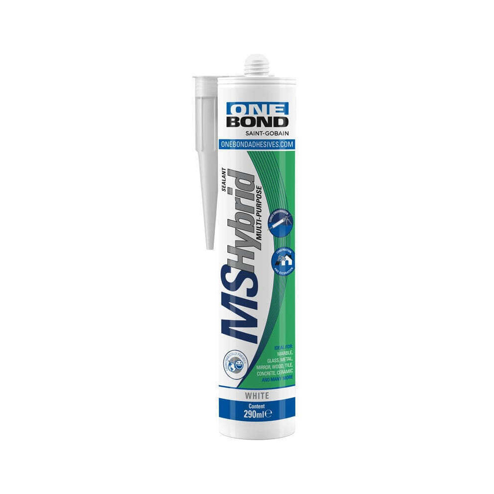 Mastic blanc 300 ml onebond 63642597422