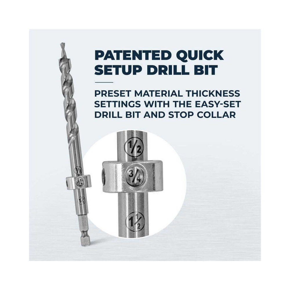 Gabarit pour joints a trous de poche kreg KPHJ320