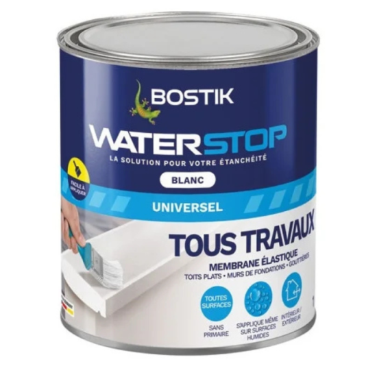 Membrane d etancheite blanc waterstop 1KG bostik waterstop blanc 1KG