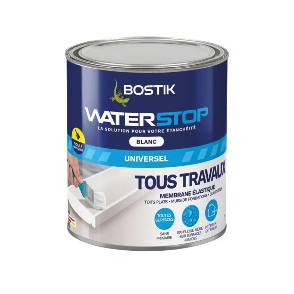 Membrane d etancheite blanc waterstop 1KG bostik waterstop blanc 1KG