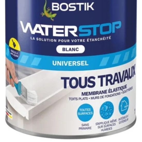 Membrane d etancheite blanc waterstop 1KG bostik waterstop blanc 1KG