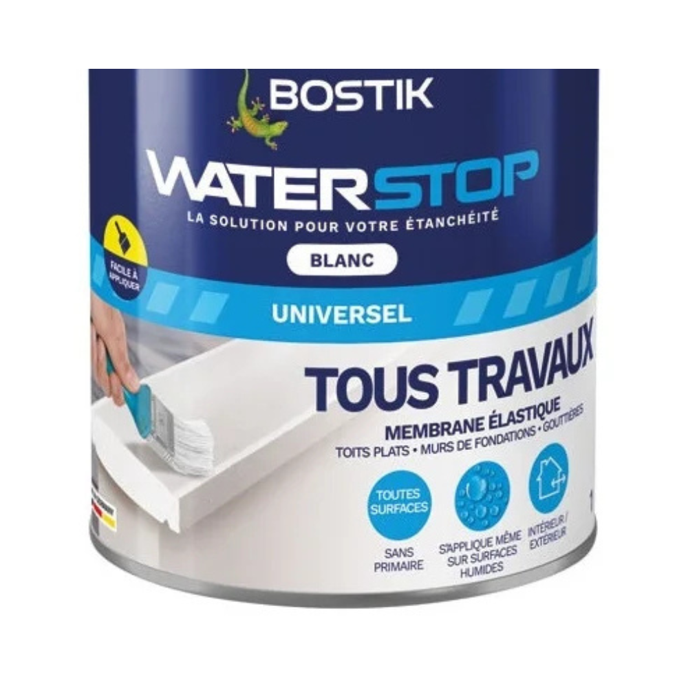 Membrane d etancheite blanc waterstop 1KG bostik waterstop blanc 1KG