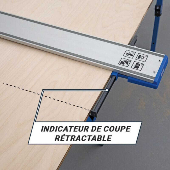 Rail de guidage droit kreg KMA4500