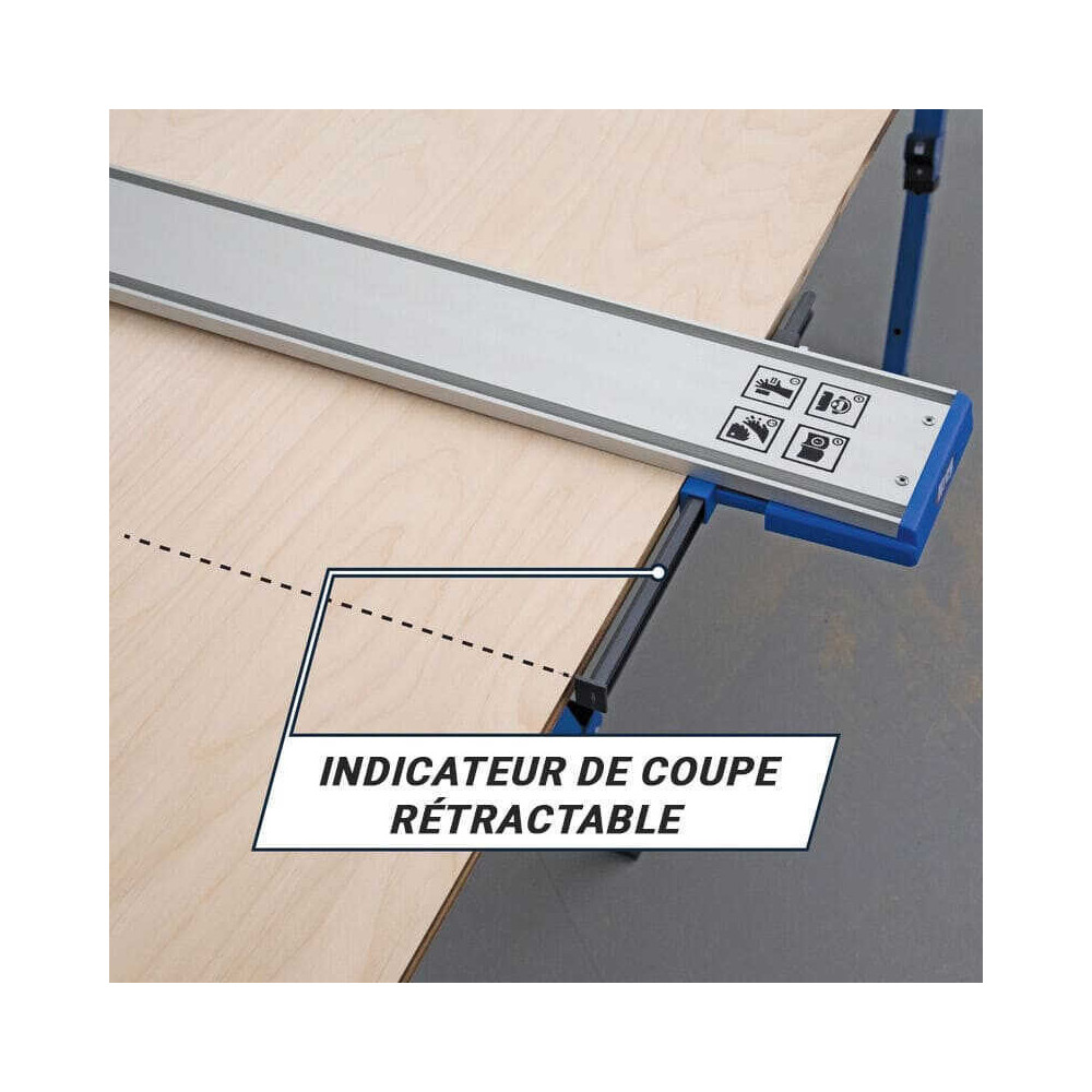 Rail de guidage droit kreg KMA4500