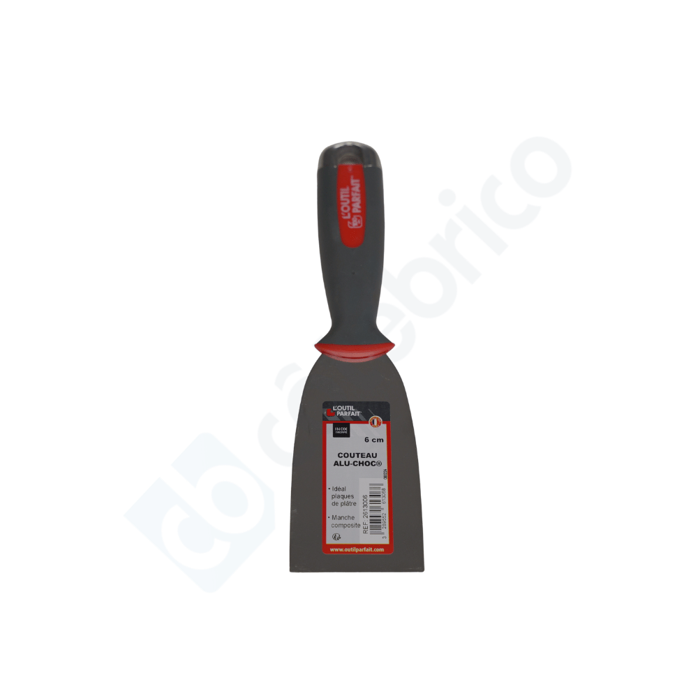 Couteau de plaquiste ALU CHOC 6 cm Outil Parfait
