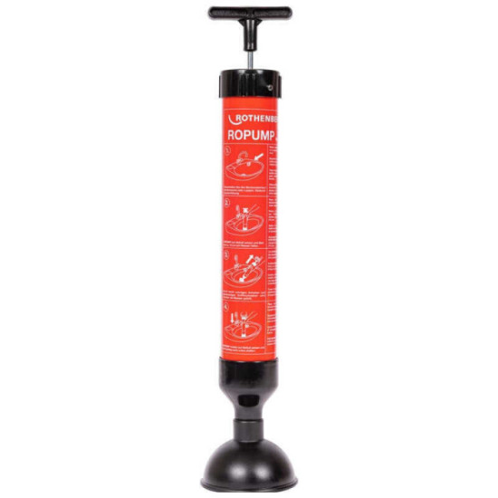Deboucheur manuel par aspiration ropump forcepump rothenberger 71991