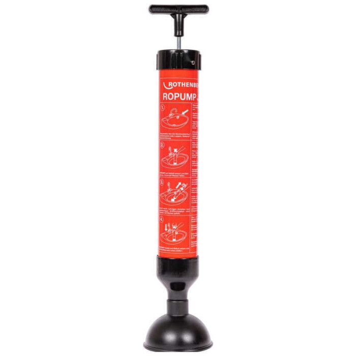 Deboucheur manuel par aspiration ropump forcepump rothenberger 71991