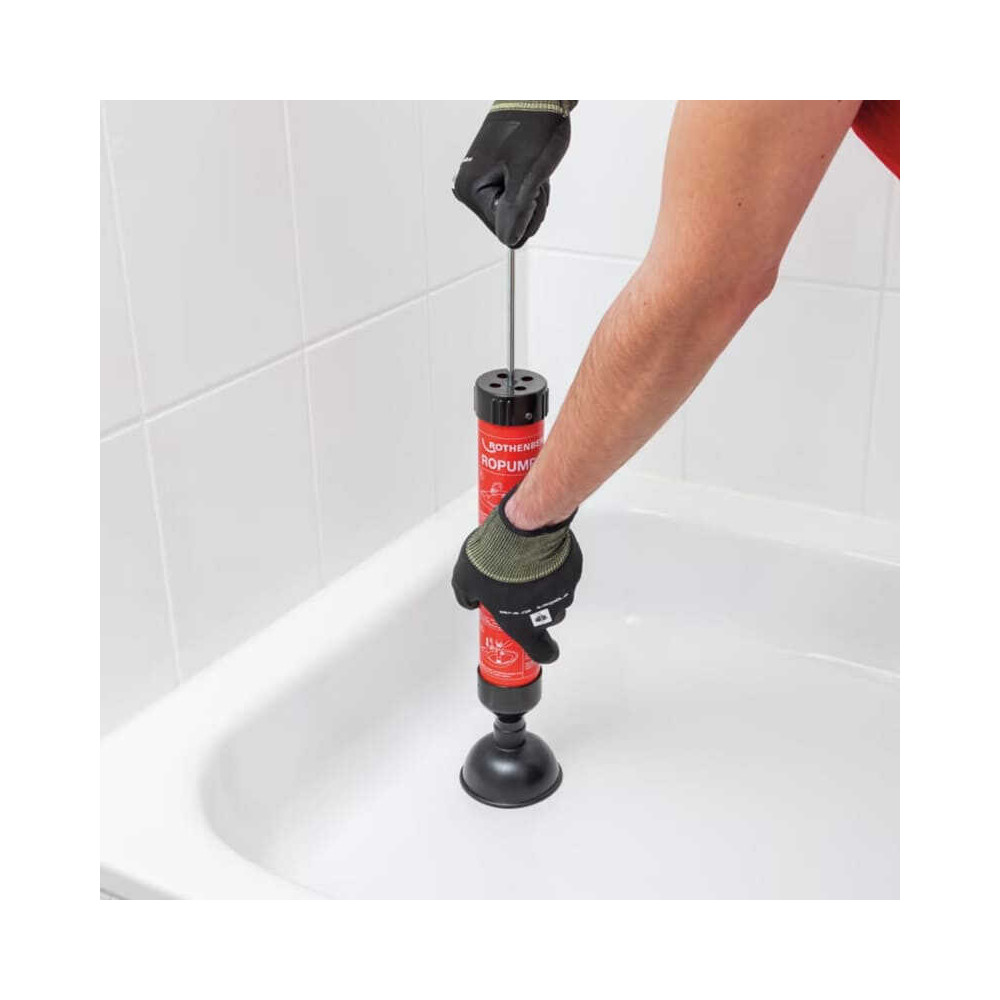 Deboucheur manuel par aspiration ropump forcepump rothenberger 71991