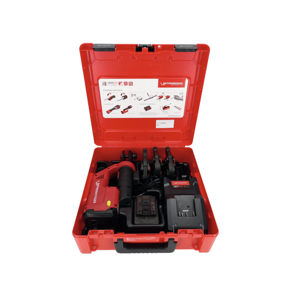 Sertisseuse romax compact iii set 1X20 ah dans coffret rothenberger 1000004437