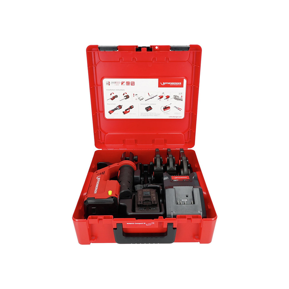 Sertisseuse romax compact iii set TH16 20 25 1X20 ah rothenberger 1000004280