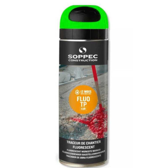 Traceur de chantier fluorescent 141513O Soppec 141518O au prix HT