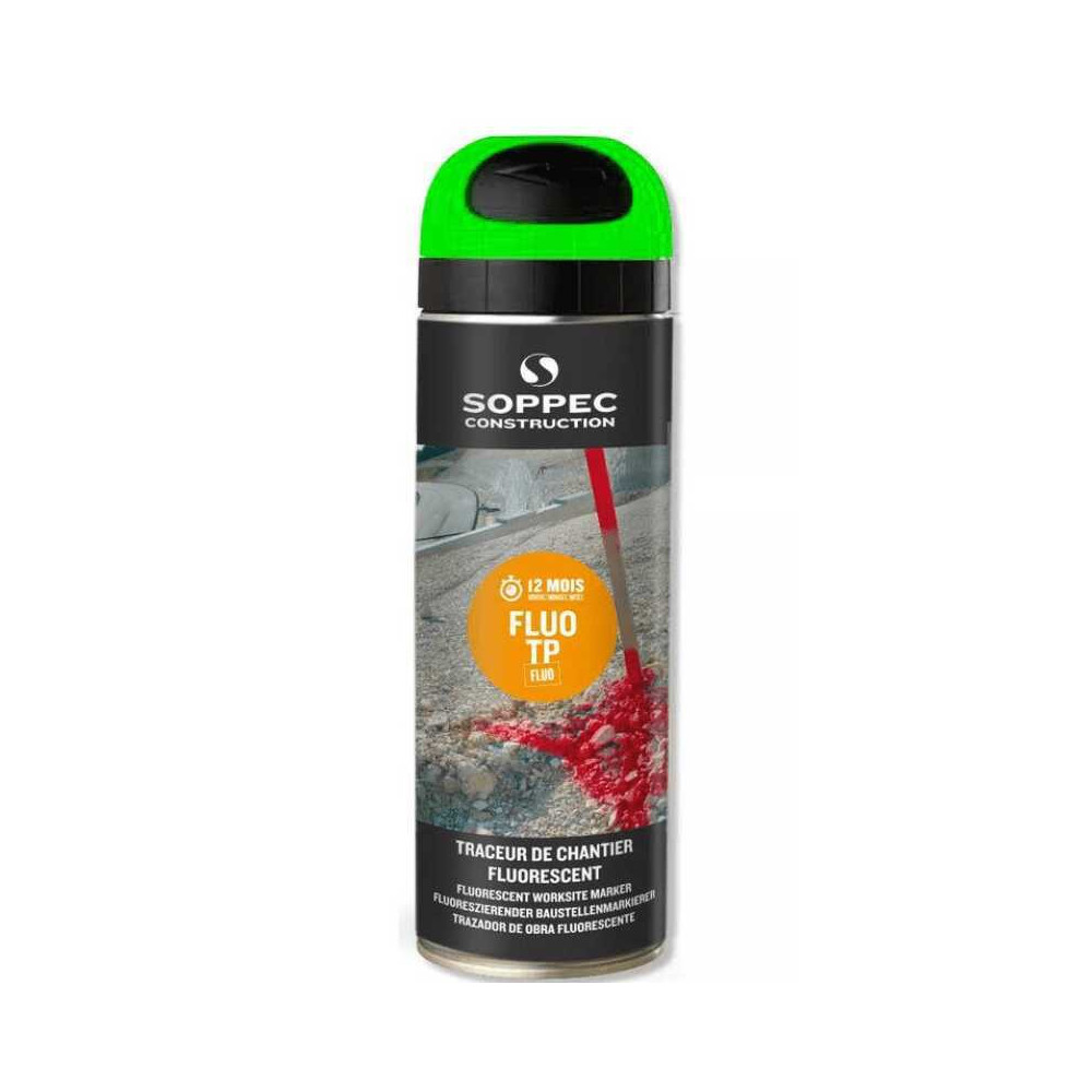 Traceur de chantier fluorescent 141513O Soppec 141518O au prix HT
