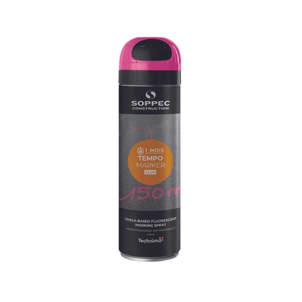 Traceur de chantier fluorescent cerise Soppec 141725O au prix HT