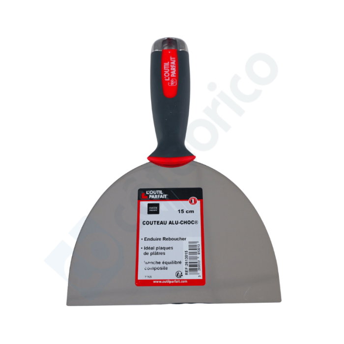 Couteau plaquiste alu choc 15CM outilparfait 2613015
