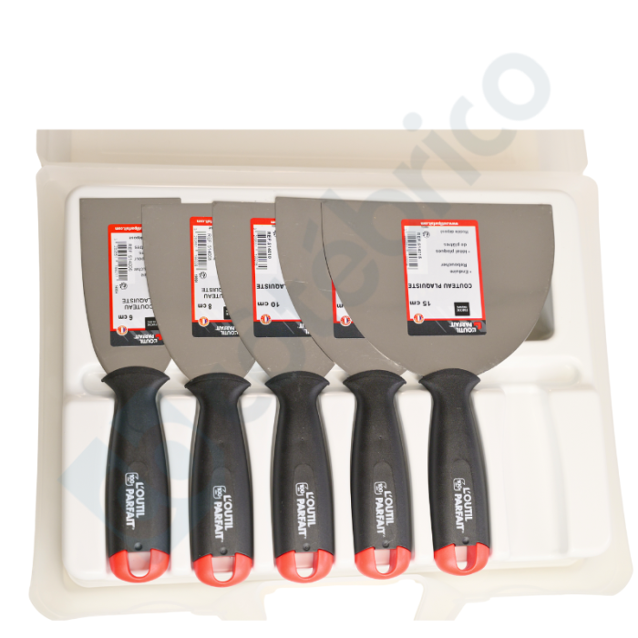 Valise 5 couteaux pour plaquiste outil parfait 80238