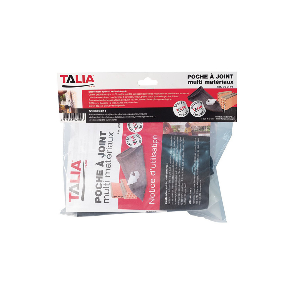 Poche a joint multi materiaux taliaplast 302104