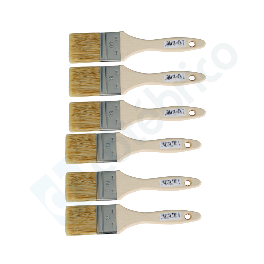 Lot de 6 brosses plates taille 50 outil parfait 943550X6